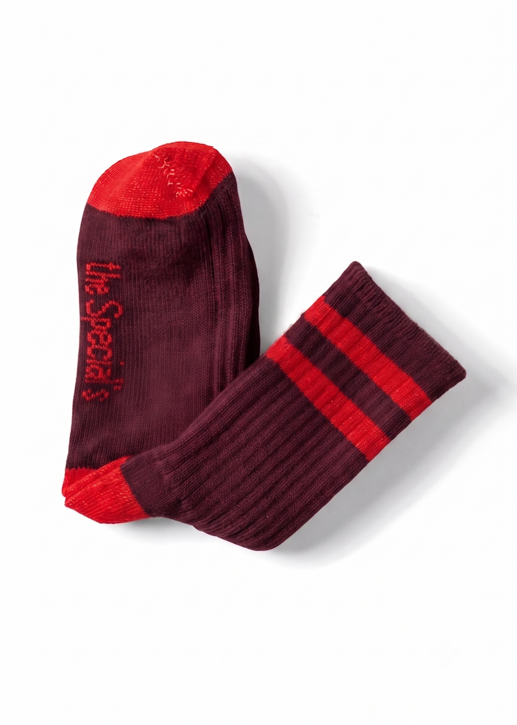 Matakana merino rib sock with stripe