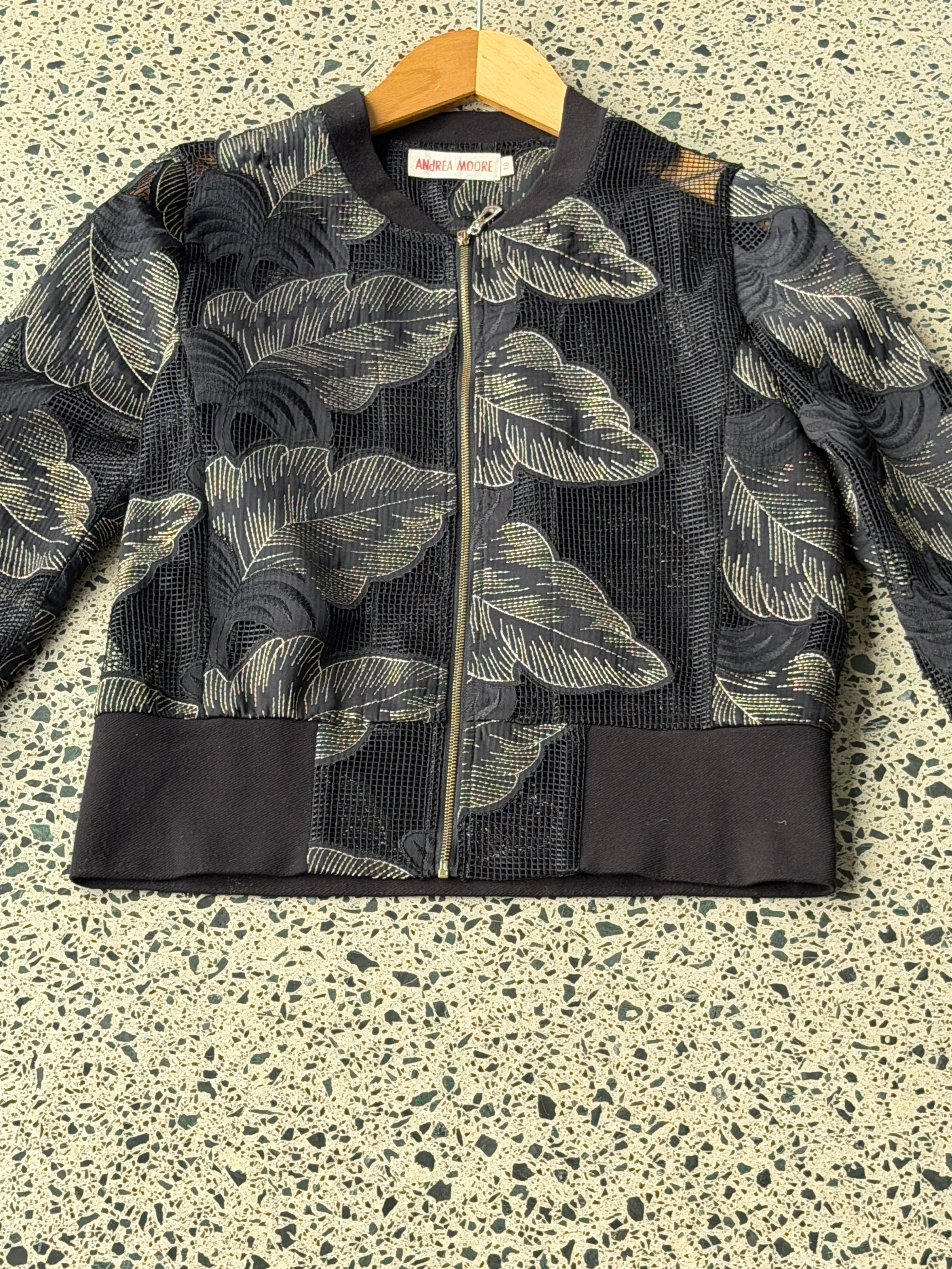 Embroidered Bomber Jacket