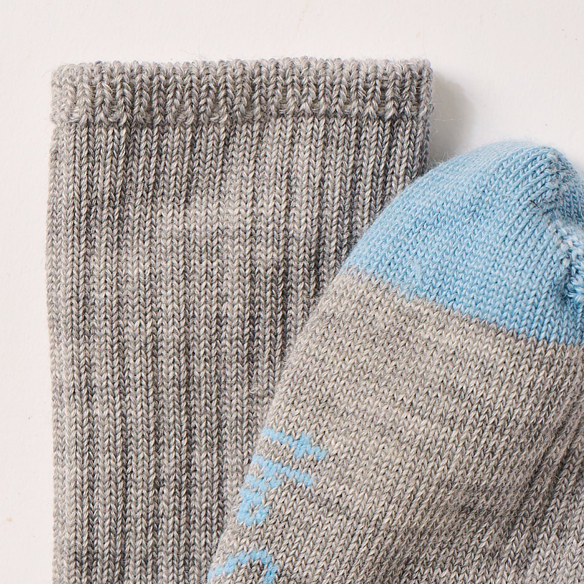 The Love merino rib sock with contrast