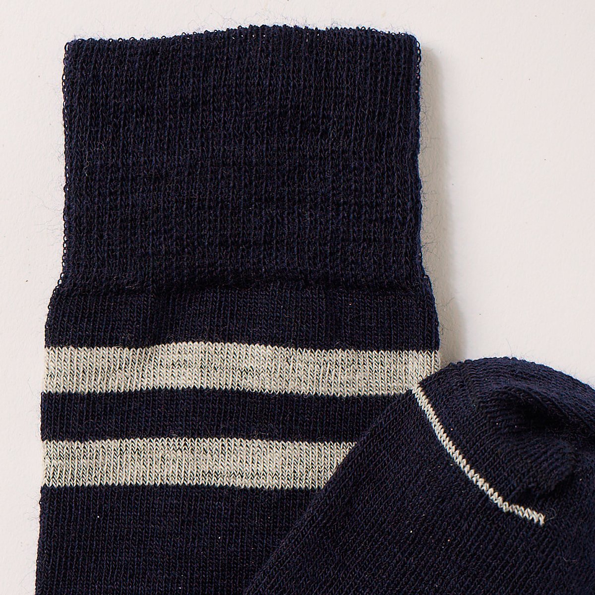 Journey merino sock with stripe