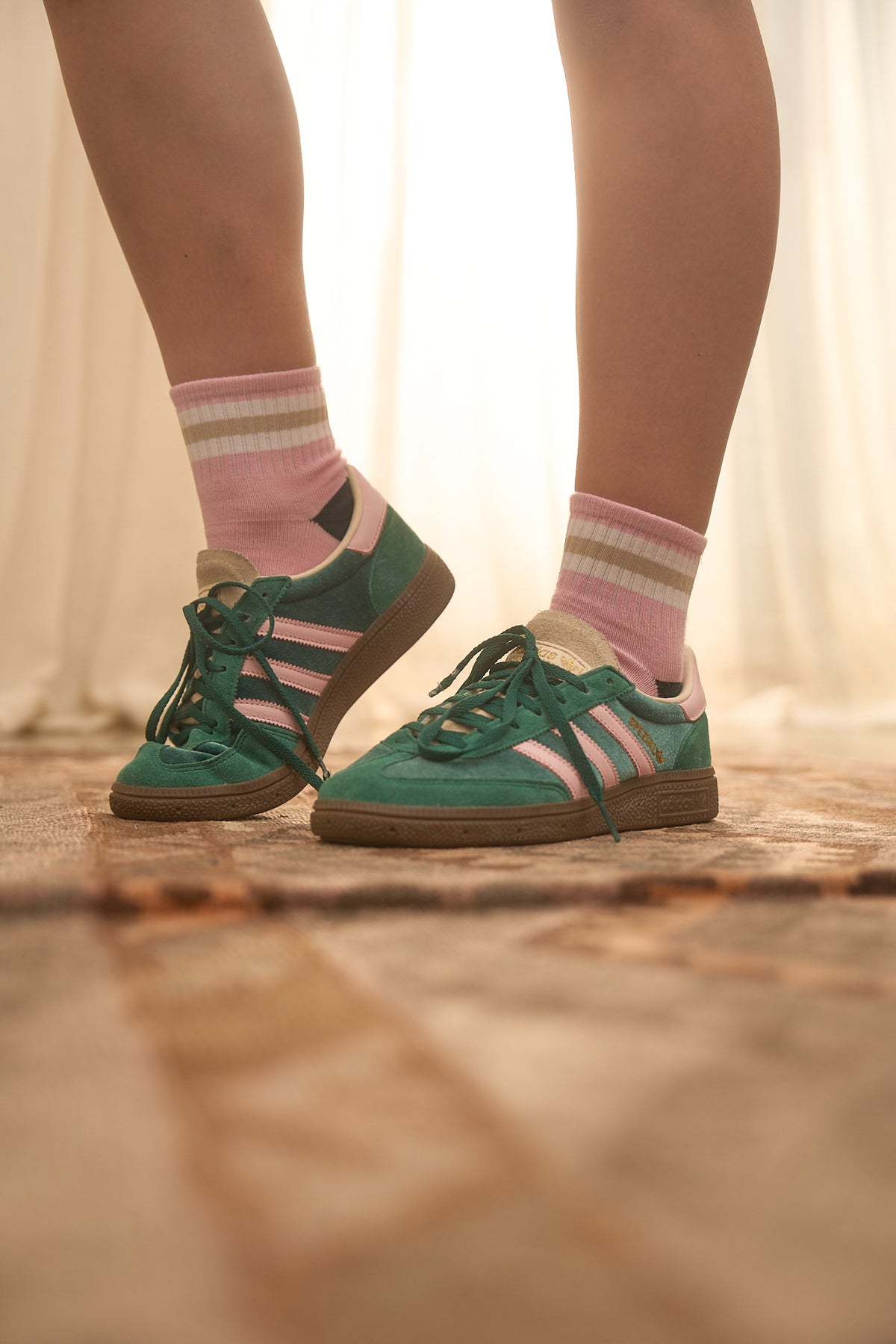 Merino stripe socks Low Crew